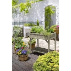 Vegtrug Kruidentafel 58 × 78 × 80 Cm - Grijs -Perfecte Tuin 1540756750 1 600