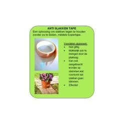 Anti-slakken Kopertape 4 M -Perfecte Tuin antislakken kopertape 1484052941 2 600