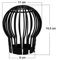 Dakgoot Bladvangers Tegen Verstopte Afvoerpijpen - Set Van 2 Stuks -Perfecte Tuin dakgootbeschermers 1484066306 4 600