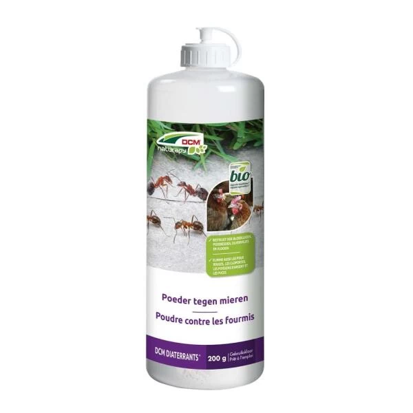 Diaterrants DCM Tegen Mieren, Bloedluizen, Zilvervisjes... - BIO 200 G 1 Diaterrants DCM Tegen Mieren, Bloedluizen, Zilvervisjes... - BIO 200 G