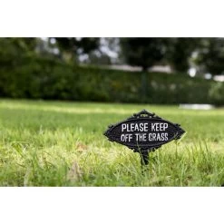 ESSCHERT DESIGN Keep Off The Grass - Tuinprikker Ijzer -Perfecte Tuin keep off the grass tuinprikker 1505467008 1 600