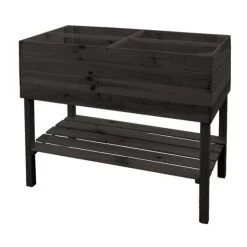 Kweekbak Verhoogd - Antraciet Grijs 100 × 50 × 80 Cm