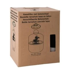 ESSCHERT DESIGN Kweekstolp Glas Op Betonbasis -Perfecte Tuin kweekstolp glas op betonbasis 1628768575 1 600