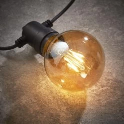 LED Filament Lamp Voor Lichtslinger - Ø 8 × 11.5 Cm - Set Van 4 Stuks -Perfecte Tuin led filament lamp 8 x 115 cm 1626334531 1 600