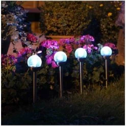 Lichtbol Met Grondpin - Op Zonne-energie - 6 × 35 Cm -Perfecte Tuin lichtbol met grondpin solar 1615388937 3 600