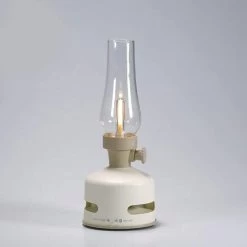 MoriMori Retrolamp Met Speaker - Parelwit