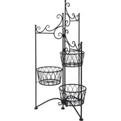 ESSCHERT DESIGN Plantenstandaard Voor 3 Potten