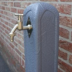Waterzuil Met Kraan En Aansluiting - Grijs -Perfecte Tuin tuinpaal met waterkraan 1498043234 1 600