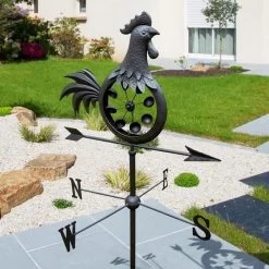 Windwijzer Haan Rocky Met Windspinner